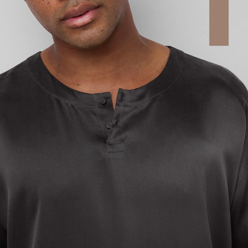 Lunya Washable Mens Silk Pajama Set - Men's Sleepwear - Multiple Color Options - Size S-XXL2