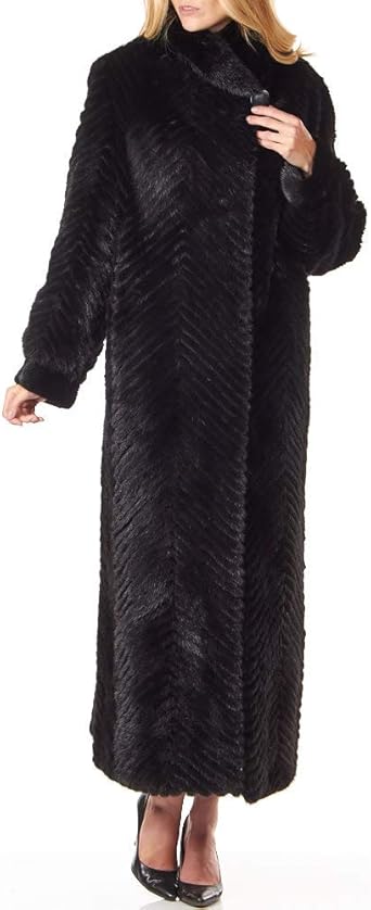 mink black coat