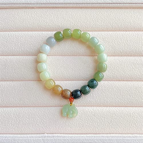Bijoux Énergétiques d'Exception en Jade Hetian et Pendentif Charms Élégant
