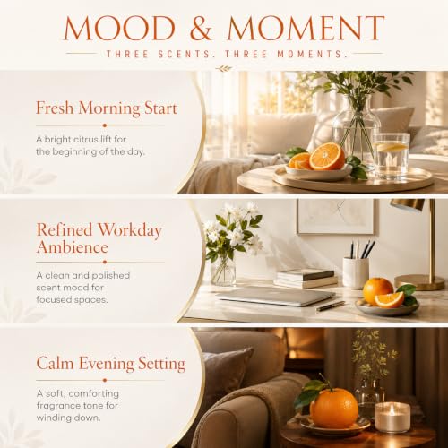 Image of AROMATICO Orange Diffuser Oil with Natural Aroma for Humidifiers, Homes, Offices & Showrooms, Candle and Soap Making | Fragrance for Aromatherapy | Essential Oil for Diffuser and Aromatherapy - 250 ml