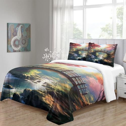 Housse de couette King coton multicolore 220x240 IOFEER
