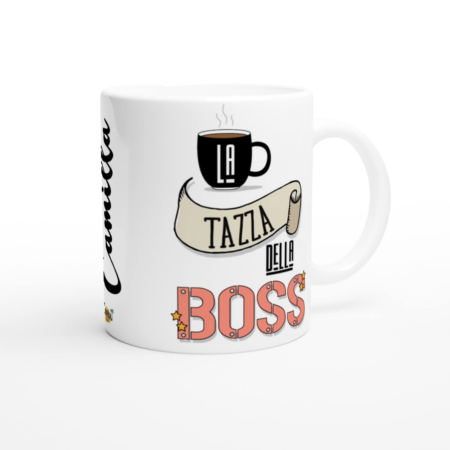 Berretto Cappy Like A Boss Unisex – Nero/grigio, 100% Cotone, Con Scritta Like A Boss, Chiusura In Metallo - 4