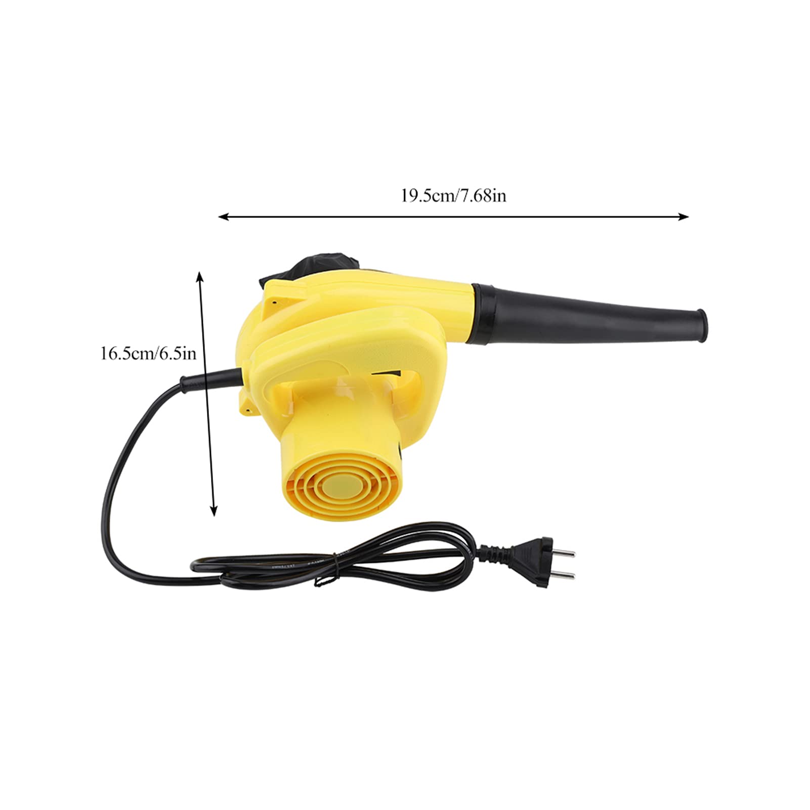 Haofy Elektrisches Laubgebläse Laubsauger, 2-in-1-Kabelstaubsauger Staubsauger, EU-Stecker