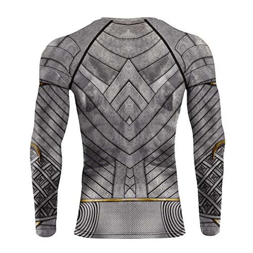 Dimplier Men's Compression Sports Fitness Shirts Long Sleeve Athletic Workout T-Shirt #TOP2