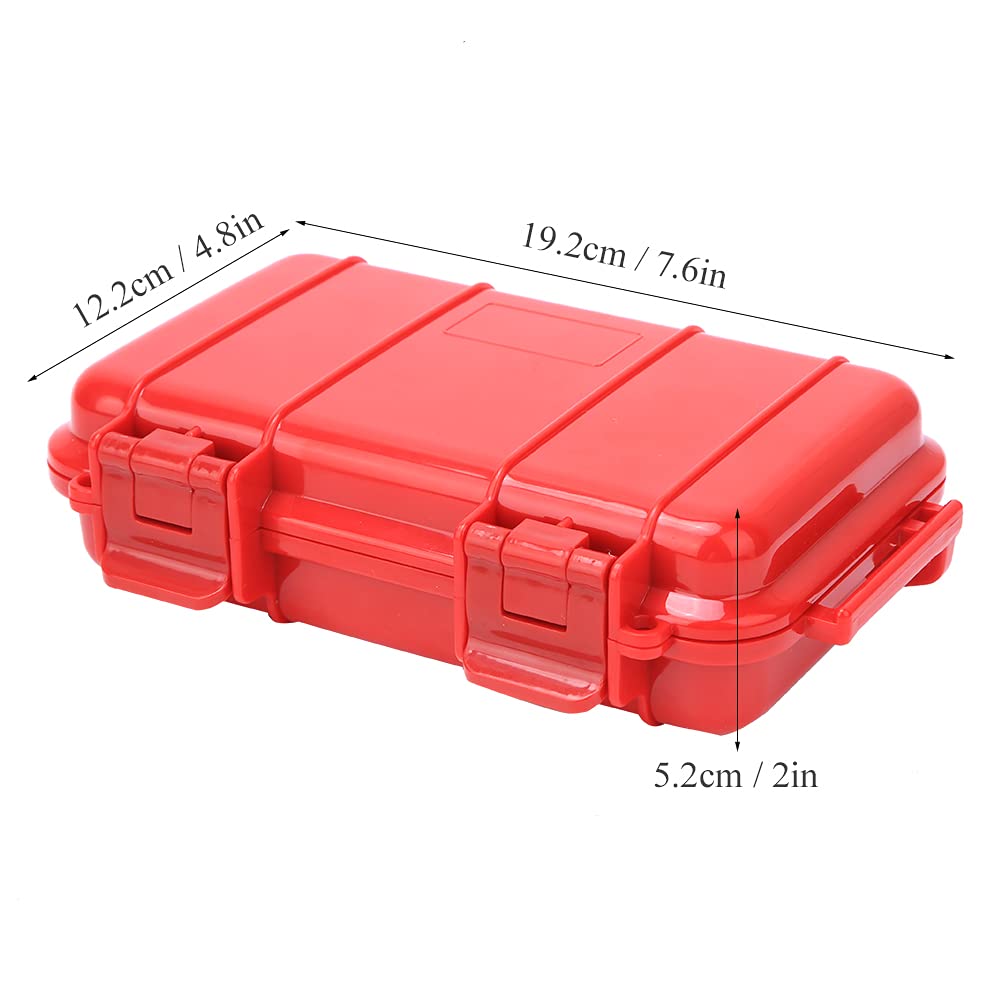 MAGT Wasserdichte Box, Stoßfeste Aufbewahrungsbox Outdoor EDC Wasserdicht Druckfest Versiegelungsbox Aufbewahrungskoffer Überlebensausrüstung(L)