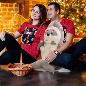 Soft Shark Corgi Dog Plush Toy Cute Shiba Inu Shark Plushie Hugging Doll Plush Pillow Sharkdog Stuffed Animal for Girls and Boys 177inch45cm  Cucciolini Doodles Soft shark corgi dog plush toy cute shiba inu shark plushie hugging doll plush pillow sharkdog stuffed animal for girls and boys 17 7inch45cm   cucciolini doodles