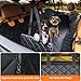 URPOWER Dog Car Seat Cover for Pets 100% Waterproof Seat Cover Hammock 600D Heavy Duty Scratch Proof Nonslip Durable Soft Back Seat Covers for Cars and SUVs