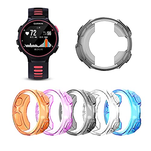 Senter TPU Case Cover for Garmin Forerunner 735XT?Soft Anti Drop TPU Protective Case Cover Skin for Garmin Forerunner 735XT Smart Watch