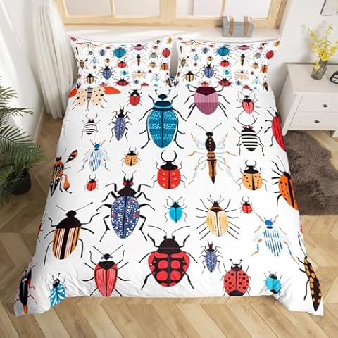 Castle Fairy Cute Bugs Duvet Cover Set Cover