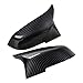 amopacorp Pair Door Rearview Mirror Carbon Fiber M5 Style Side Mirror Cover Cap Compatible with BMW F10 F11 F18 F01 LCI