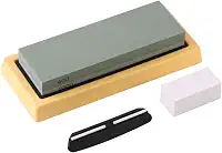 Kit Pedra Afiar Amolar Dupla Face Granulação 400 1000 Faca (400/1000)