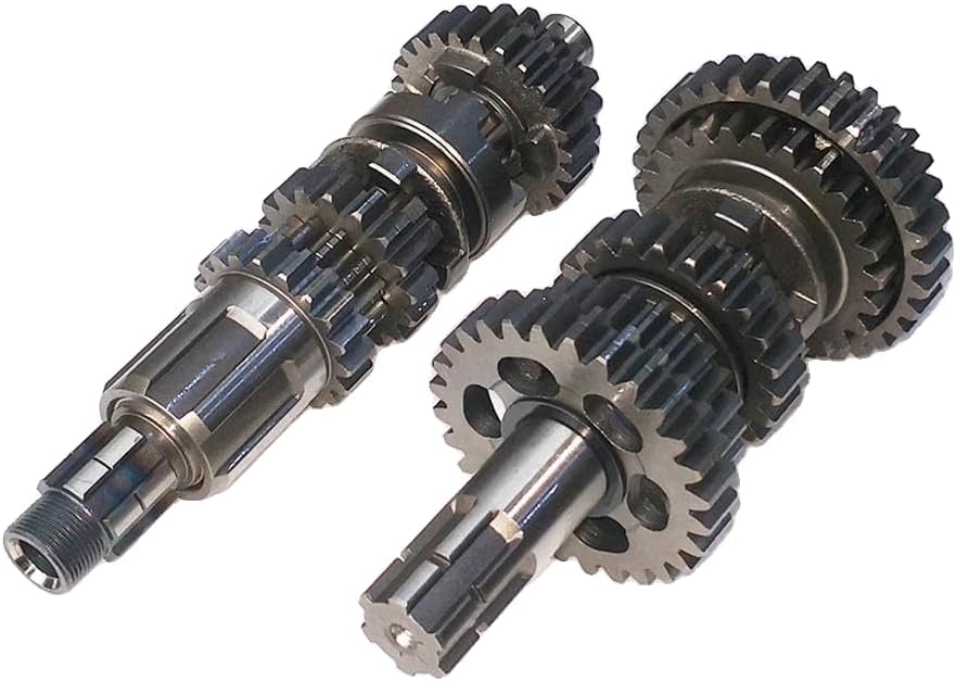 CB250 Main Counter Shaft 4 Front+1 Reverse Gear Transmission Gear Box Compatible with JLA-21B 250CC Water Cooled ATV Quad
