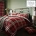 Produktbild Catherine Lansfield Kelso Cotton Rich Double Duvet Set Red