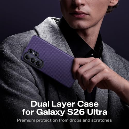 BENTOBEN for Samsung Galaxy S26 Ultra Case,Dual Layer Shockproof Protection Rugged with Non-Slip Textured - Military Drop Protection Bumper for Samsung Galaxy S26 Ultra 6.9",Purple by BENTOBEN - Used condition - Image 7