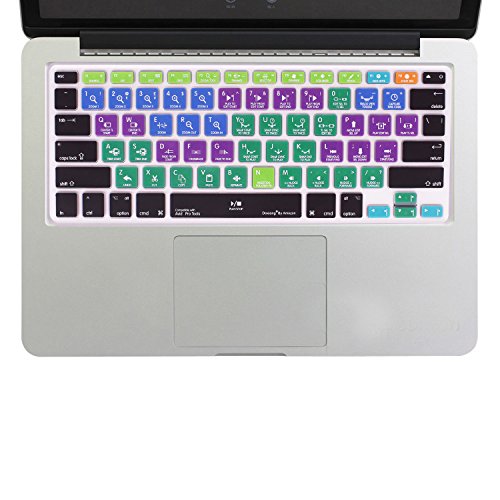 Dogxiong Avid Pro Tools Shortcut Silicone Keyboard Cover Skin for MacBook Air 13 inch(No-Touch ID) ; for MacBook Pro 13, 15 (2015 Before)