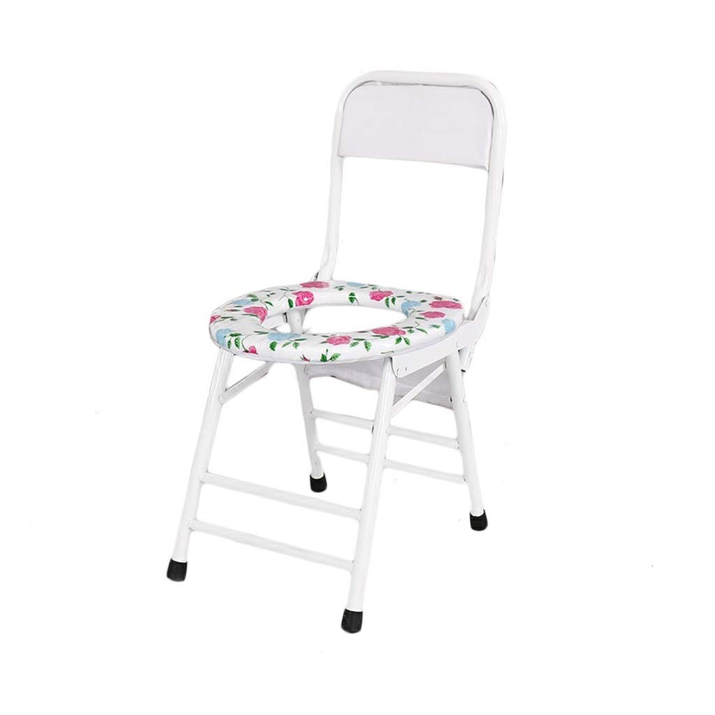 Toilleten Sitz, Tragbar Ergonomie Bad Faltbarer Stuhl Haushalt Mobiler Toilettenhocker Zum Alter Mann Schwangere Frau (Farbe : C)