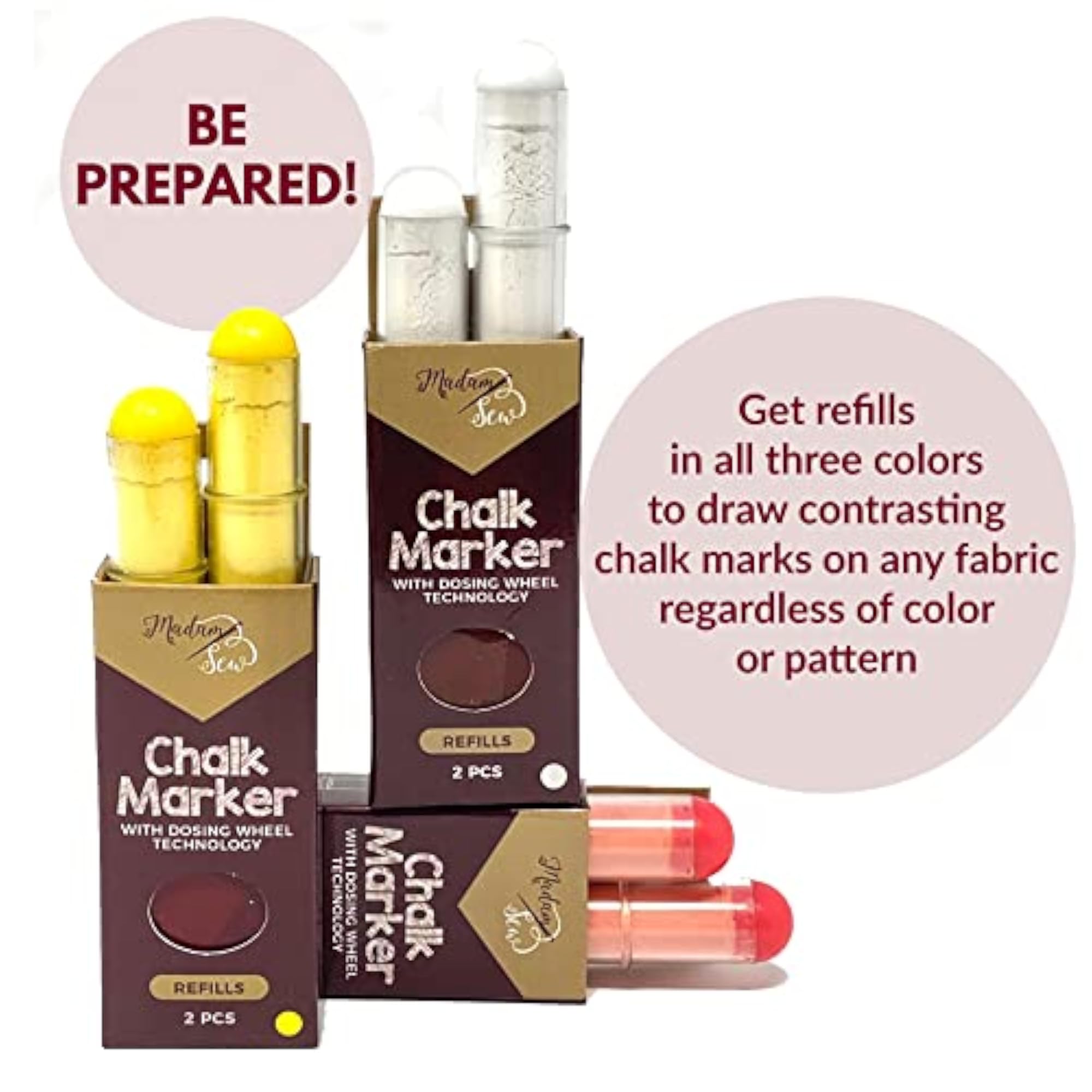 Chalk Fabric Marker for Sewing and Quilting
