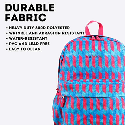 Image of J World Oz Middle School Backpack for Kids. Cute Laptop Bookbag for Girls Boys, Nordic