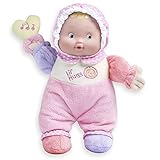 JC Toys Lil’ Hugs Pink Soft Body - Your First Baby Doll – Designed by Berenguer – Ages 0+, 12 inches