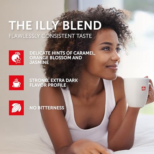 Image of illy Espresso Compatible Capsules, Decaf Coffee Pods for Nespresso Original Line Machine, Classico Decaffeinated Medium Roast, 100% Arabica, Premium Italian Coffee, Single Serve, 10 Count, 10 Pack | Coffee Pods for Espresso Original Line, Compatible Capsules, 100% Arabica, Premium Italian Coffee