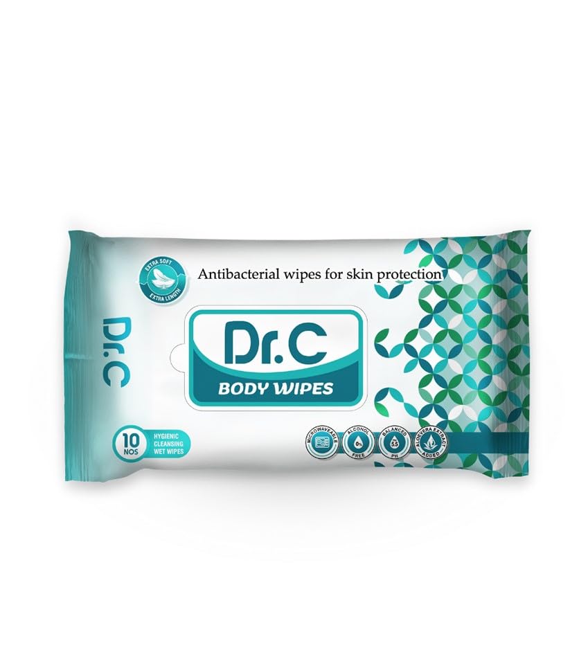 Dr.C (Doctor’s Choice) Premium Adult Body Wipes,Pack of 1 (10 counts), Extra soft and Length Body Wipes,Bed bath wipes, Hygienic and cleansing wet wipes, Antibacterial and Alcohol free bed bath wipes, 320x320 mm. (B0C5R4FCXK) Amazon Price History, Amazon Price Tracker