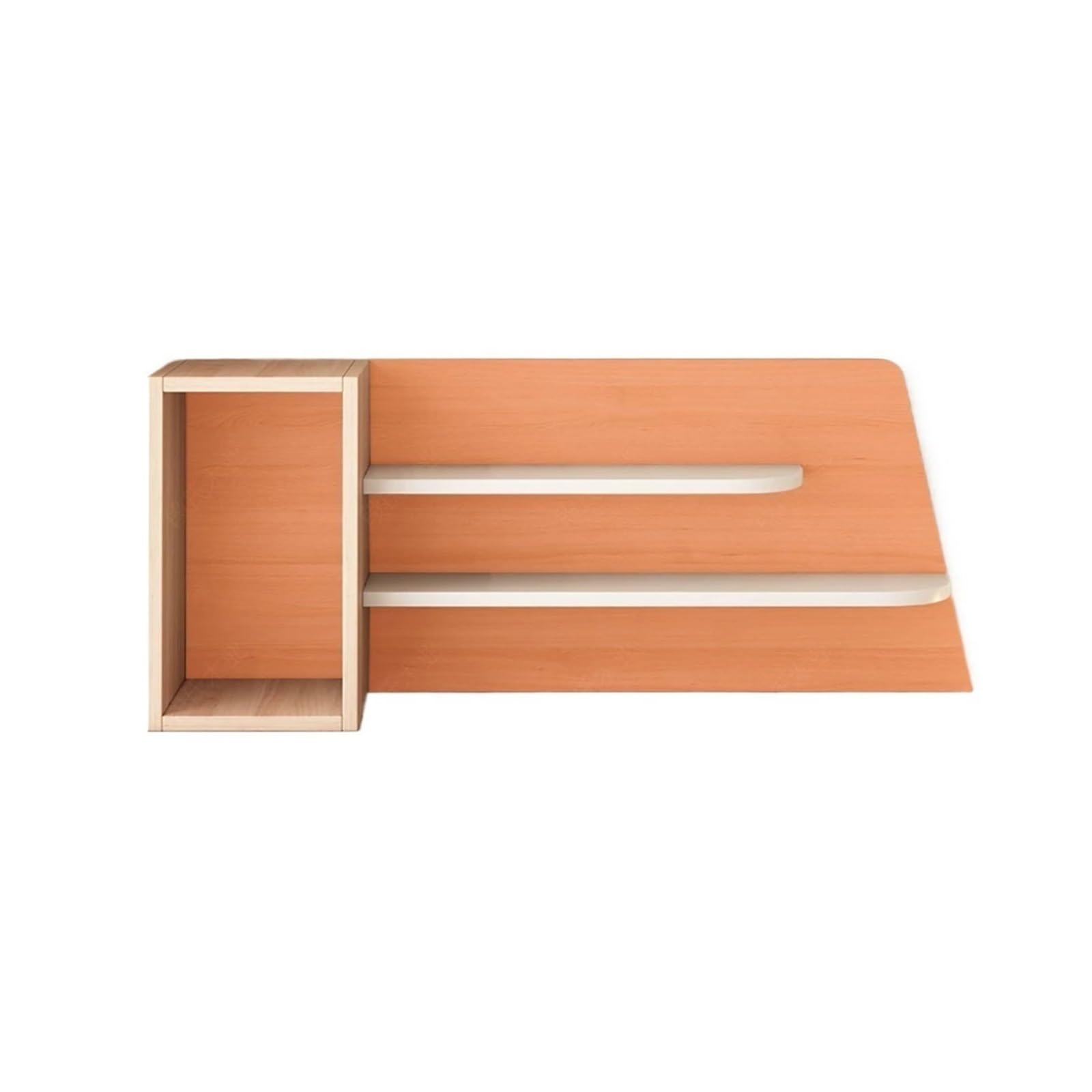 Zhaoj24-05 Bookcase Countertop Minimalist Wooden Bookshelf File Storage Rack for Home Office