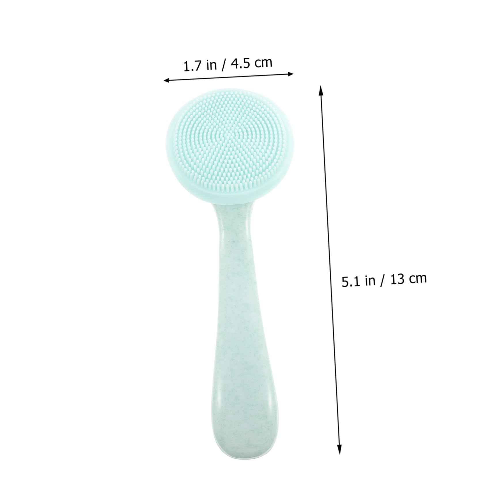 FOMIYES 9piezas Cepillo De Silicona Para Limpieza Facial De Limpieza Profunda y Para Evitar Puntos Negros Utensilio Manual De Cuidado Facial