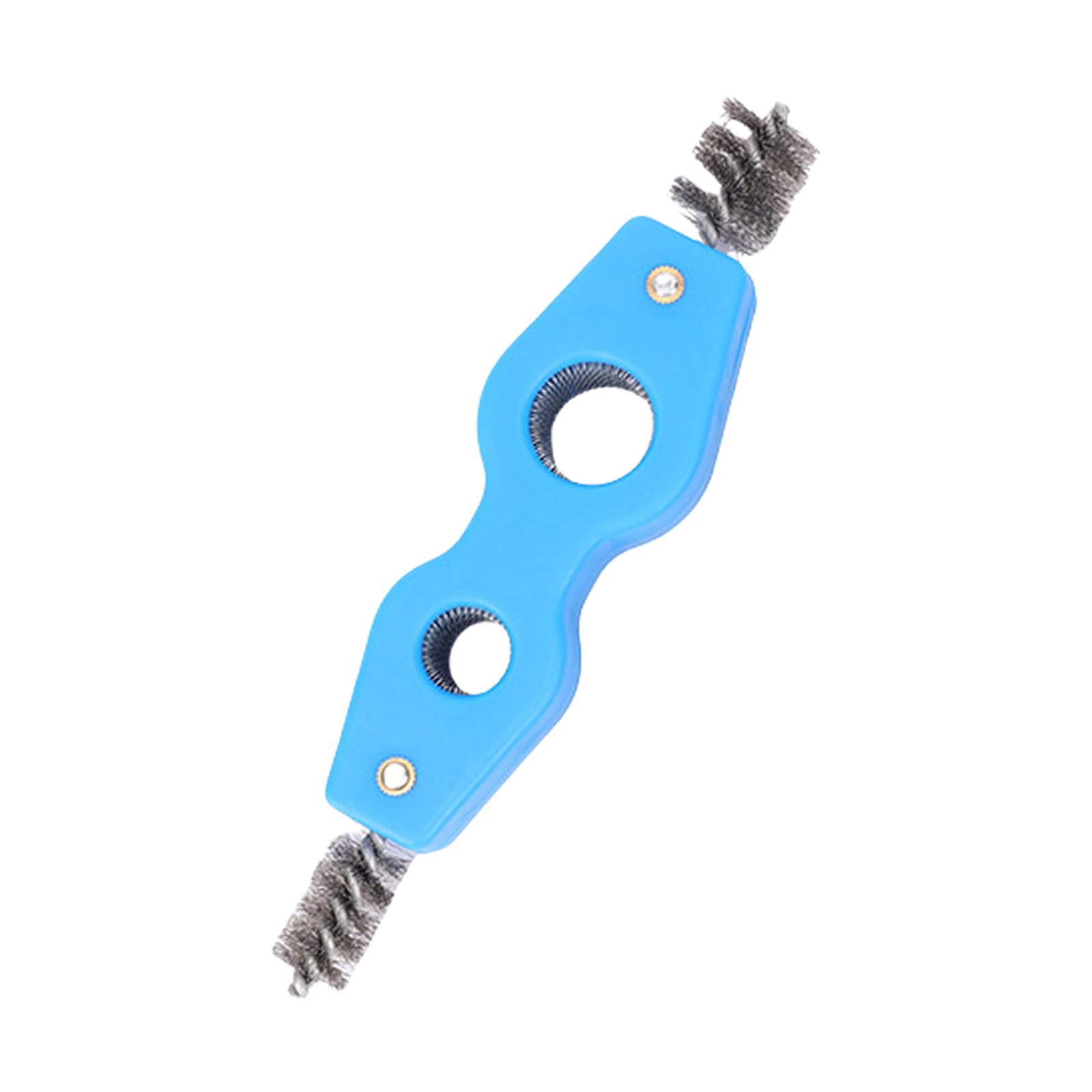 Msioytog Blue Multifunction Steel Wire Brush For Car Battery Terminals Maintenance And Metal Pipe Polishing Deburring Cleaning Steel Wire