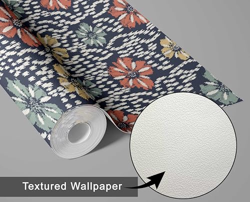 Papier peint floral autocollant pour masquer les défauts des murs rapidement