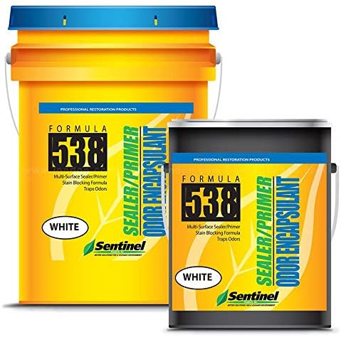 SENTINEL Formula 538 Smoke & Odor Primer/Sealer Odor Encapsulant, Clear (5 GL)