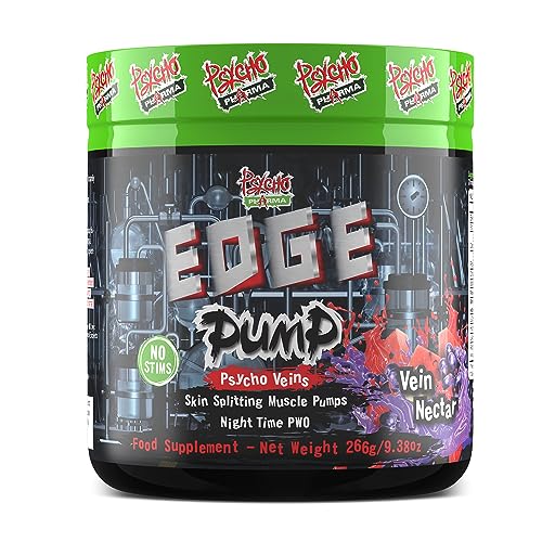 EDGE PUMP All-Star Nitric Oxide Pump Formula | Max-Dose NO Boosters for Extreme Muscle Pumps | Stimulant-Free (Vein Nectar)