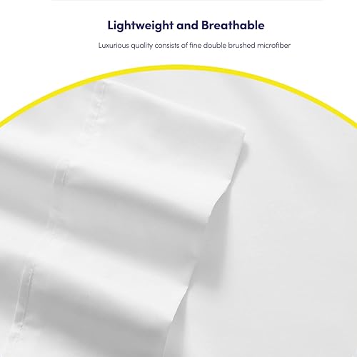 Miniatura 6 de Sweet Home Collection - Juego de sábanas de 6 piezas de 1500 hilos de microfibra con bolsillos profundos y fundas de almohada extra Value Queen