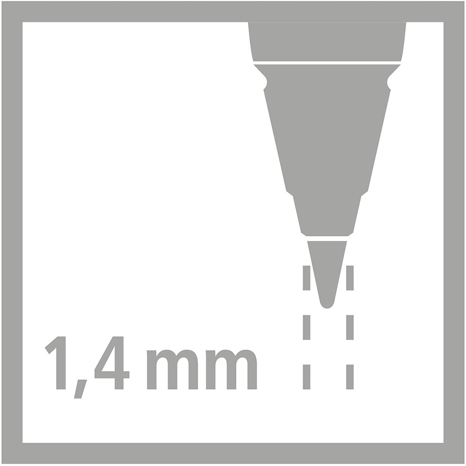 STABILO 5 x Zahnbürstenhülle 6 Minen HB für Easyergo 1.4