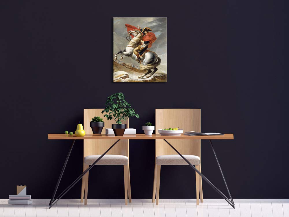 Wieco Art Napoleon Crossing the Alps of Jacques-Louis David Paintings Reproduction Abstract HD Prints Wall Decor Classic Artwork for Home & office Decoration - Image 3