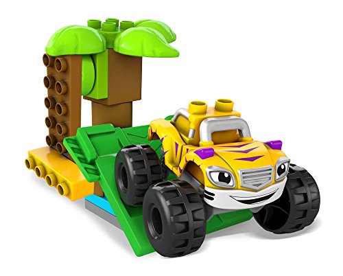 Mega Bloks Blaze Stripes Jungle Stunt Vehicle
