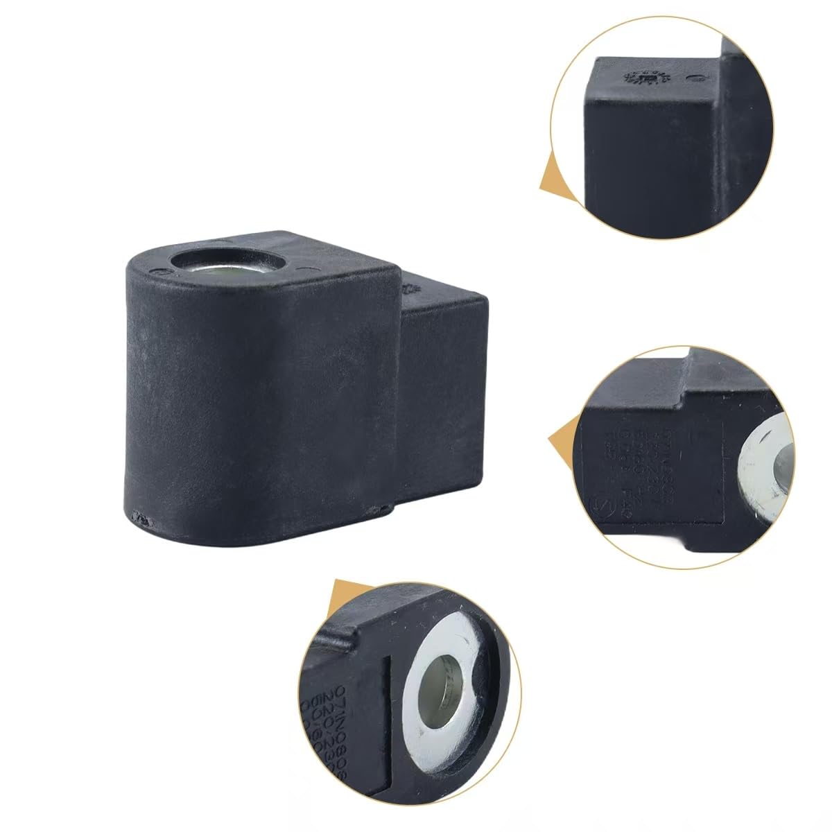 Ausi Solenoide para bombas de combustible Danfoss 071N0051, 220/240 V, 50/60 Hz, repuesto fiable (negro)
