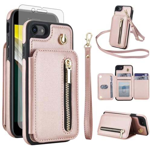 Étui iPhone SE/8/7 anti-rayures avec étui cartes RFID pour protéger vos données