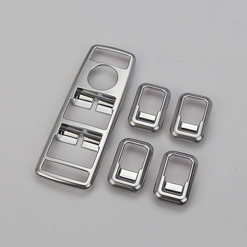 Miniatura 7 de LLKUANG Cubierta de botón de interruptor de elevación de ventana cromada ABS para Mercedes Benz SLKGLKG500ABCLAC W204GLAMLE W212GLE