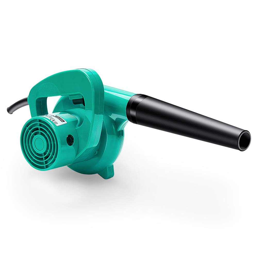Soffiatore Elettrico con Cavo e aspirapolvere, spazzatrice da Giardino Portatile, Lunghezza Cavo 1,5 m/con Sacco di Raccolta, per Giardino, Computer, Auto
