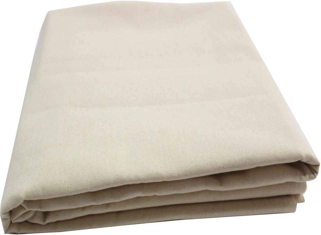 Heavy Cotton Muslin Fabric Textile Unbleached Draping Fabric 63 inch Wide Natural 5 Yards (5.25 Feet x 15 Feet)(63" x 180"), by Hautico - Image 2