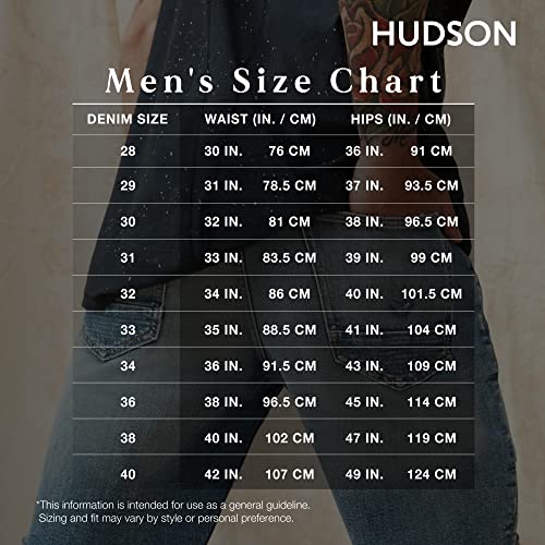 HUDSON Men's The Blinder V.2 Skinny Biker Jean Rp4