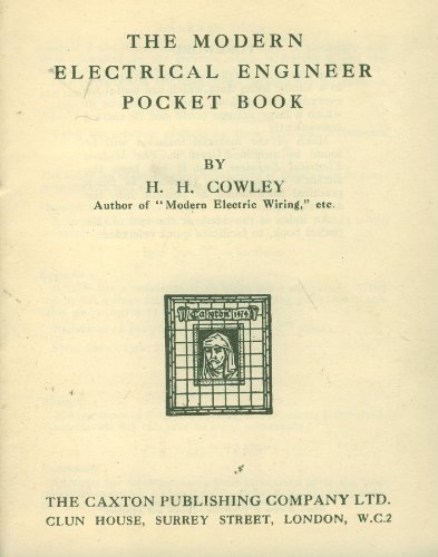 MODERN ELECTRICAL ENGINEER POCKET BOOK: H.H. Cowley: Amazon.com: Books