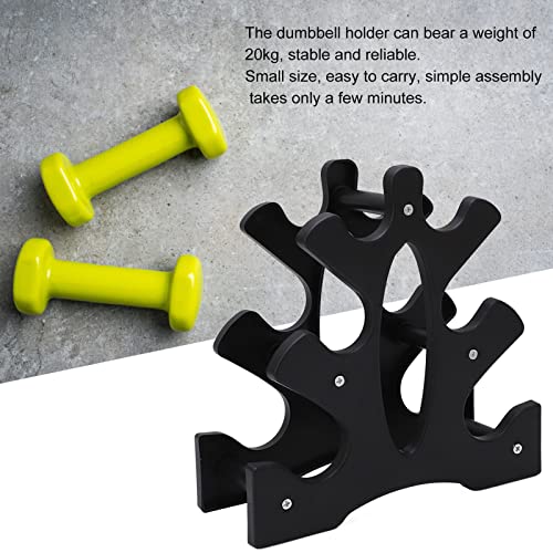 WGFOIP Dumbbell Rack Set, 20kg Bearing Weight Stand 3 Tier Hand Weight Tower Stand Exercise Weight Stand for Home Gym - Image 5