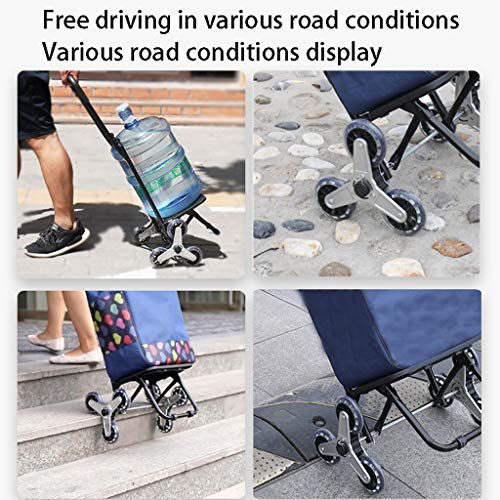 MELAG Shopping Trolley Faltbox Einkaufswagen für ältere Menschen Einkaufswagen für Supermärkte Handgezeichnete… – Bild 6