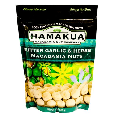 Hamakua Butter Garlic Macadamia Nuts, 10oz. Grocery