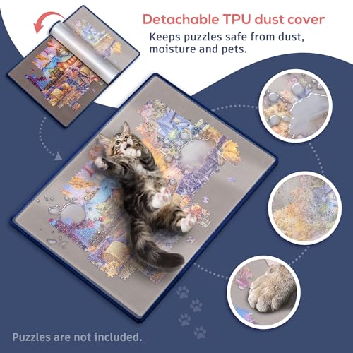 Puzzlebrett Tektalk Jigsaw Board mit 6 Sortiertabletts