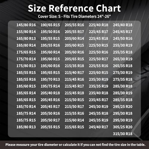 PureFit RV Tire Covers Set of 4 - UV Resistant Trailer Wheel Covers for Camper, SUV, Jeep, Trucks, Trailers and RV, Universal Tire Protecor Fits 24"-26" Inch Tire, Gray - Image 4