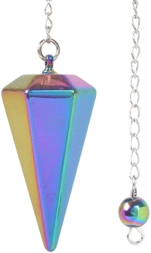 Miniatura 10 de Justinstones - Dije de piedras preciosas con cristales de roca hexagonales en punta reiki chakra