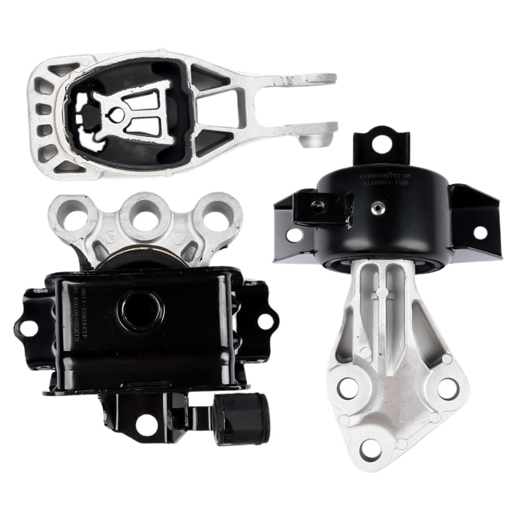 Qhtwuyqek Onecolor Motor And Transmission Mounts 3Pcs Compatible With Sonic 1.6L 1.8L L4 4-Door 2014-2018 3470 3399 3293