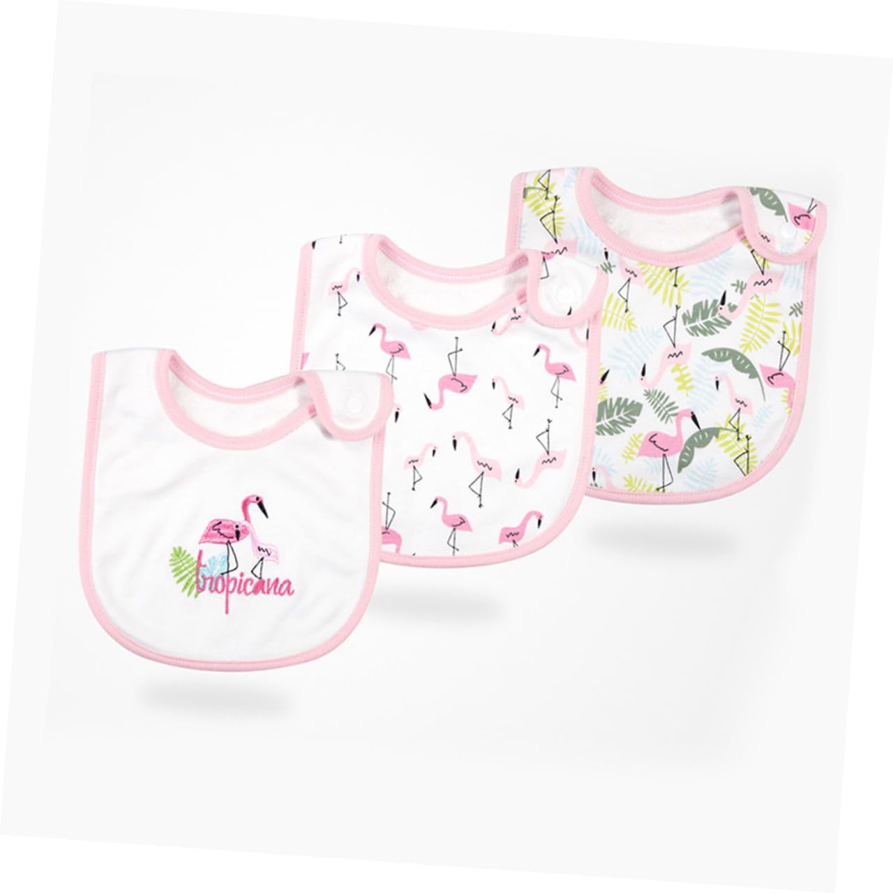 YARNOW Bavoirs Coton Imperméables avec Motif pour Nourrissons Serviette De Pratique pour Garçon Fille Lors des Repas